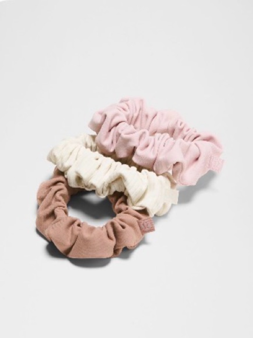 Lululemon Scrunchies 3 pack, color ASHR/POIK/LTIV NWT